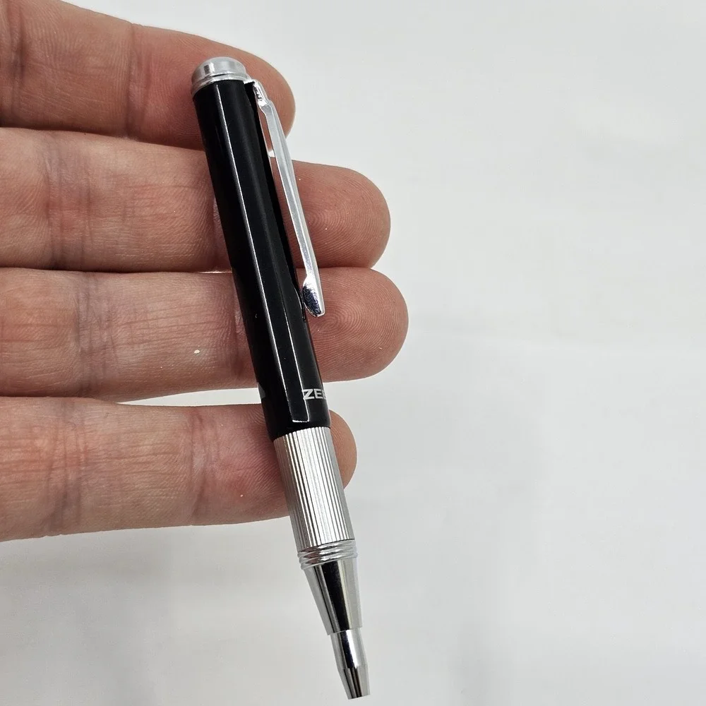 Zebra 10110 Telescopic Ballpoint Pens Count Black & Silver
